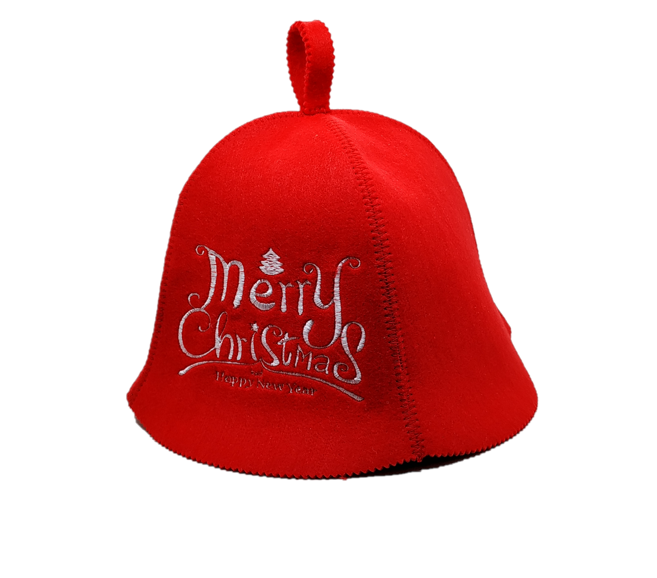 Банная шапка Luxyart "Merry Christmas" искусственный фетр Красный (LA-423) Банная шапка Luxyart "Merry Christmas" искусственный фетр Красный (LA-423)