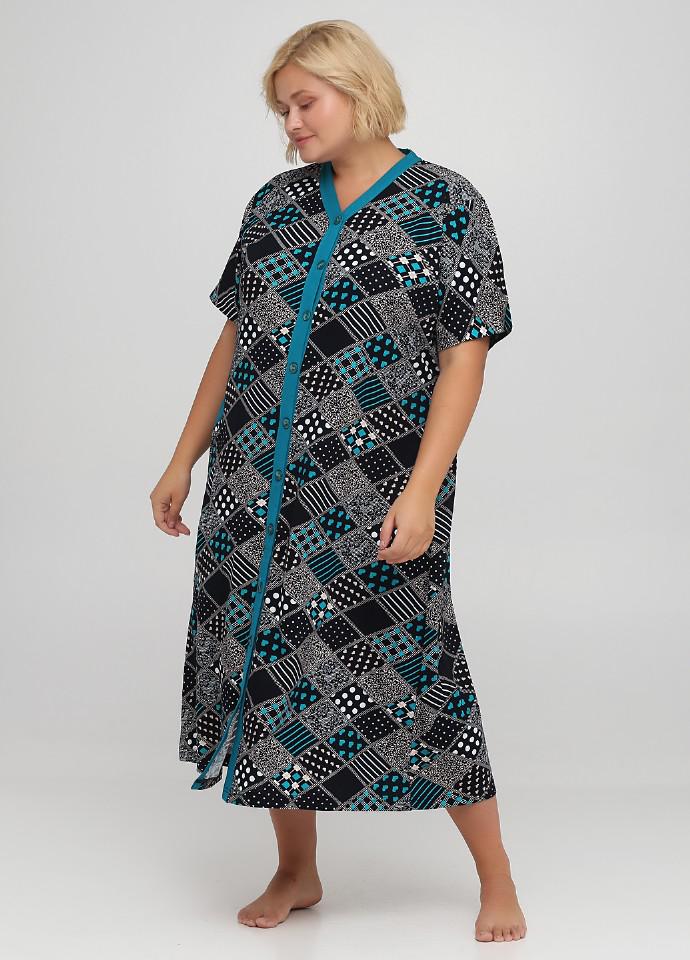 Халат Wild Love 3XL Разноцветный (81646-25) Халат Wild Love 3XL Разноцветный (81646-25)