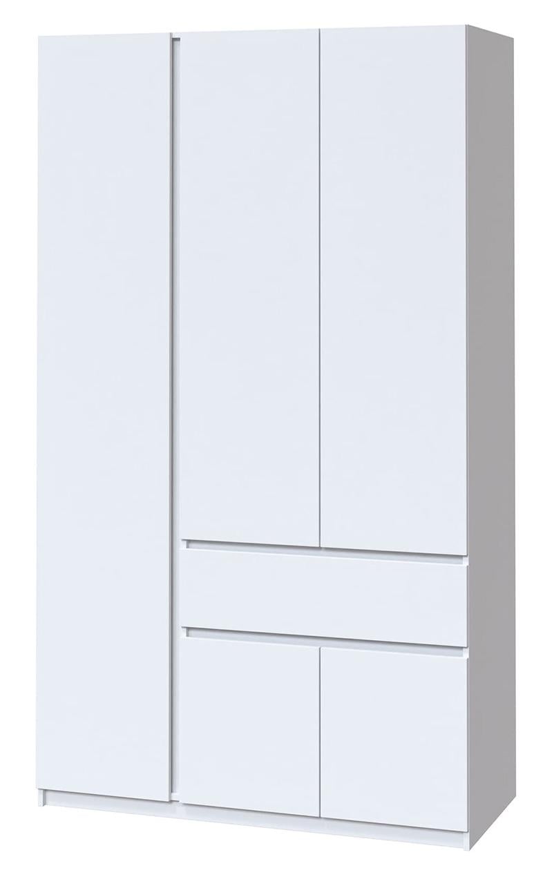 Шафа сучасна Майстер Форм Брайт лівостороння 1221х520х2000 мм Білий (20448) - фото 4 Шафа сучасна Майстер Форм Брайт лівостороння 1221х520х2000 мм Білий (20448) - фото 4