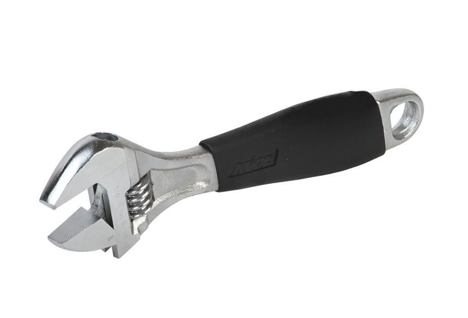 Ключ разводной Miol 0-29 мм 250 мм с прорезиненной рукояткой (23851)