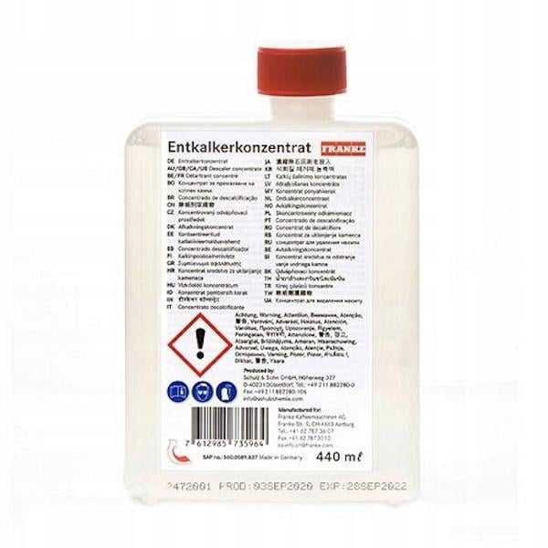 Рідина для видалення накипу Franke 440 мл (26644249) Рідина для видалення накипу Franke 440 мл (26644249)