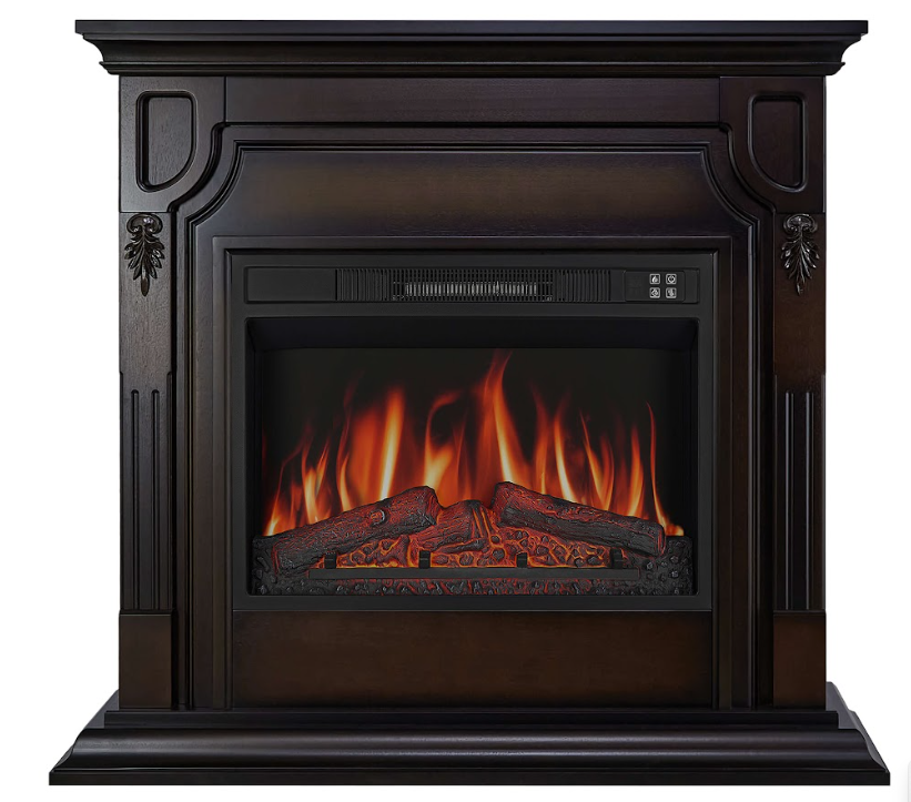 Электрокамин универсальный угловой ArtiFlame Toronto AF23S 2в1 Махагон коричневый антик