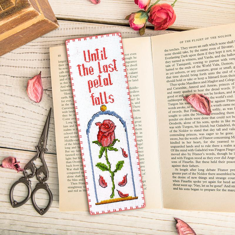 Набор для вышивки закладки Последний лепесток (963)