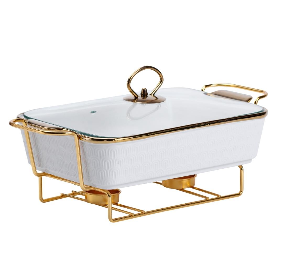 Марміт YIWU HP1015 порцеляновий 2 л 40×23×12 см Білий (HP1015) - фото 4 Марміт YIWU HP1015 порцеляновий 2 л 40×23×12 см Білий (HP1015) - фото 4