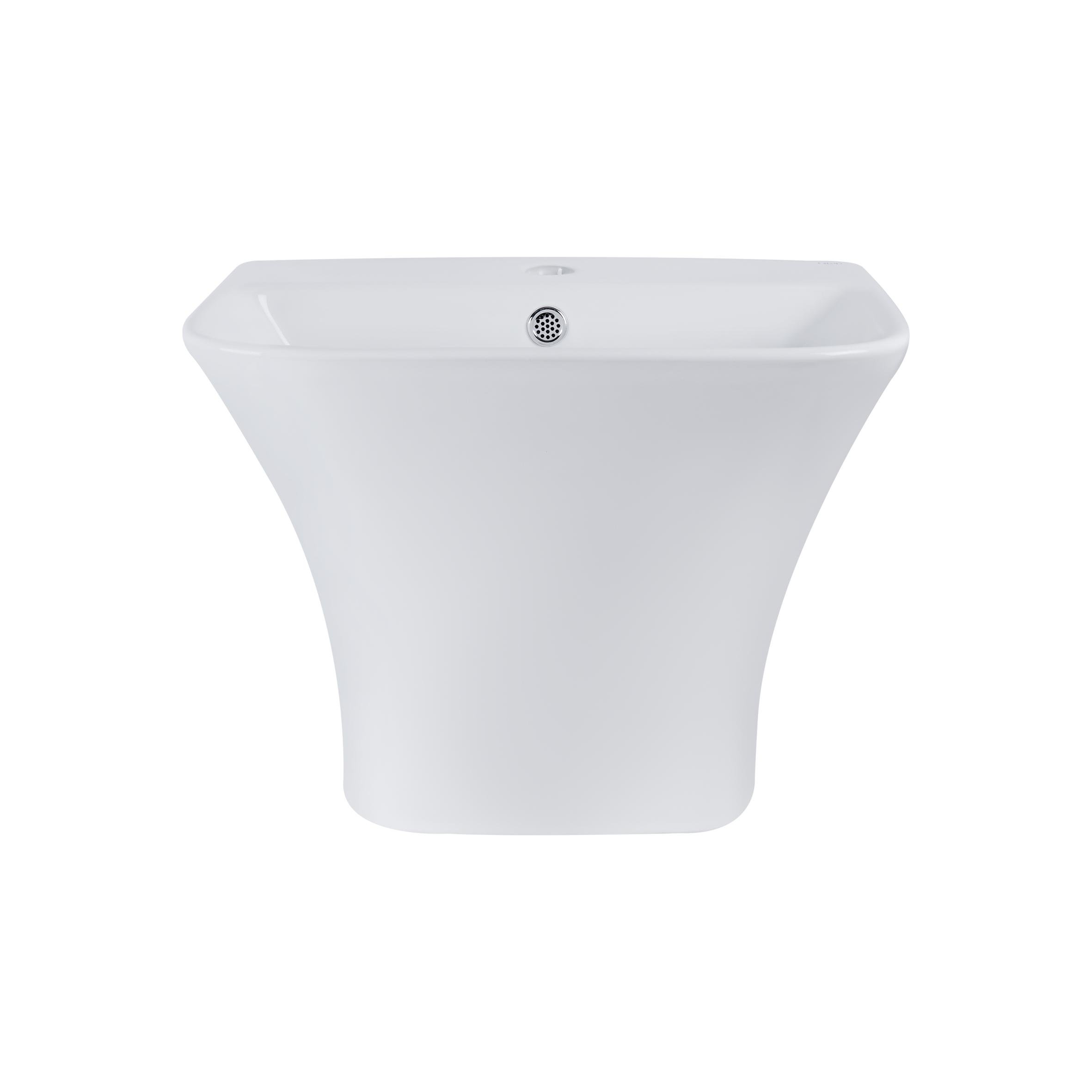 Умывальник подвесной Q-tap Crow QT0511G815W 490x400x375 мм Белый (114806)