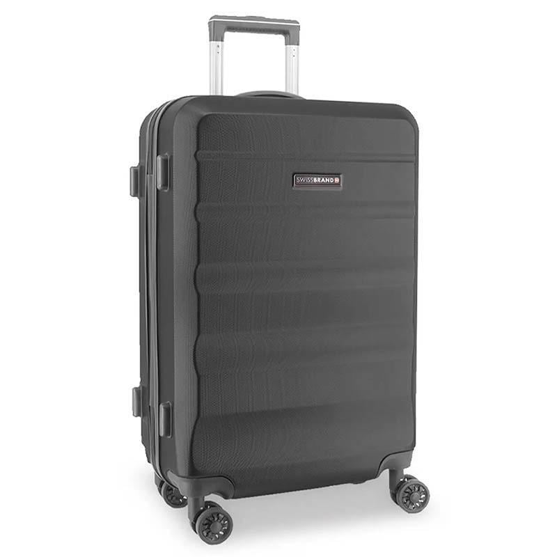 Валіза на 4-х колесах Swissbrand Anvers L 100 л Silver (DAS301852)