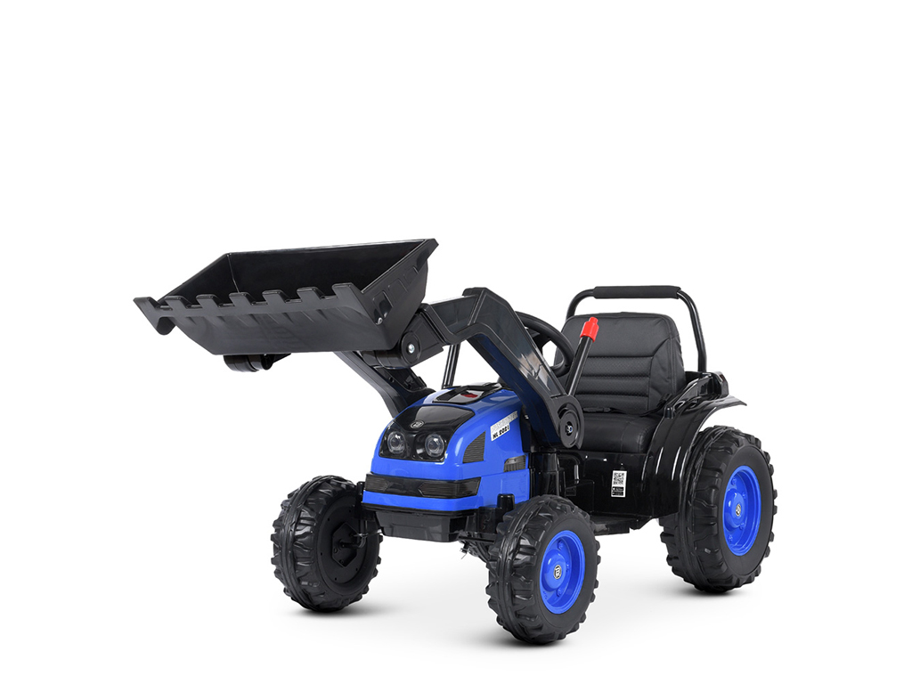 Електромобіль-трактор дитячий Bambi M 4961 із рухомим ковшем на радіокеруванні Синій