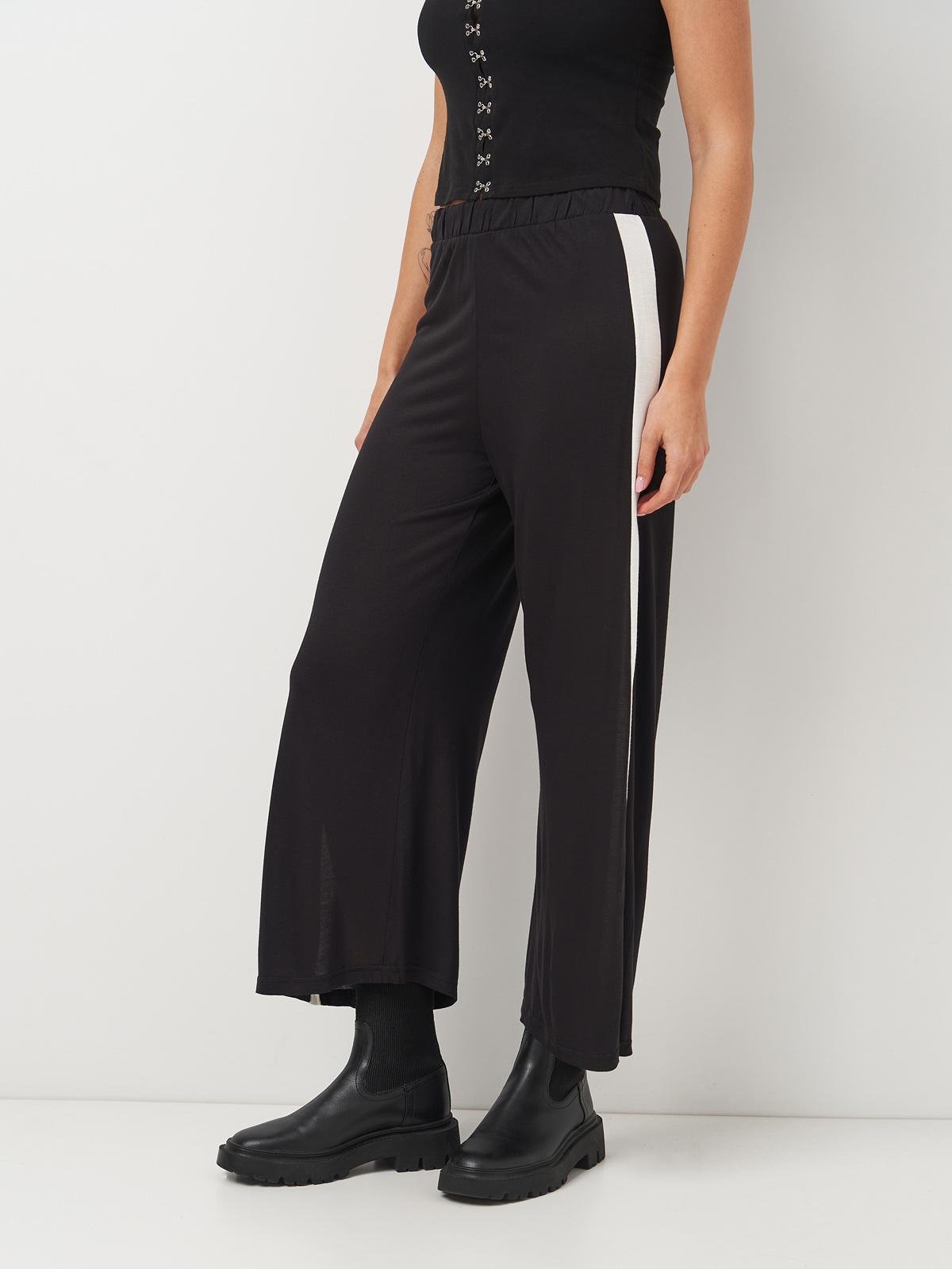 Брюки спортивные S Черно-белый (9858264wer)