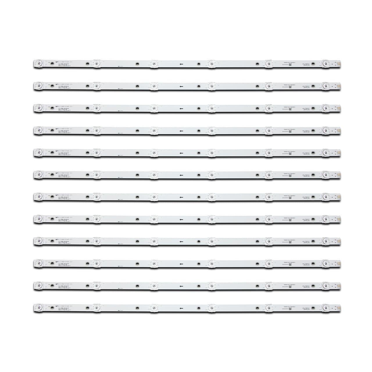 Комплект LED подсветки для JS-D-JP65EK-062EC/80228 JS-D-JP65EU-062EC E65EK-P1000/600-2BN DS65M75-DS01-V01 65" 12 шт. (ART-13946)