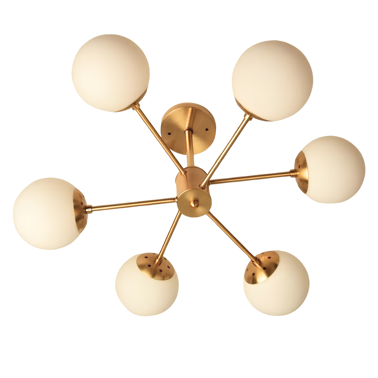 Люстра Svet с плафонами на шесть ламп Е27 Медный (SH-8321/6 COPPER)