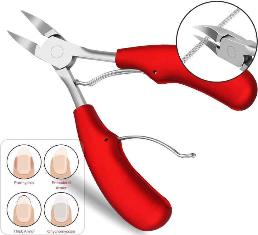 Кусачки для вросших или толстых ногтей Красный (0102/red) - фото 4