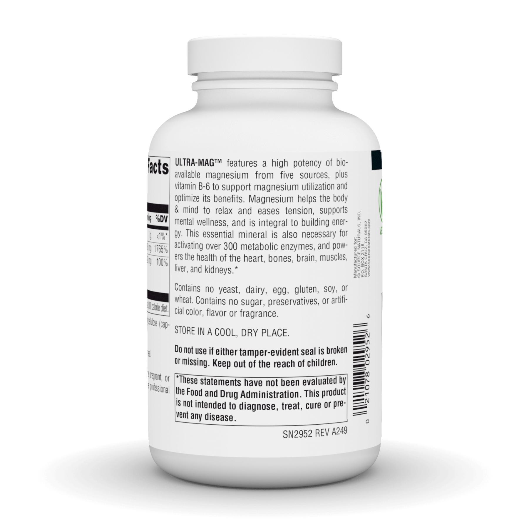 Ультра-маг Source Naturals Ultra-Mag 180 капс. - фото 3