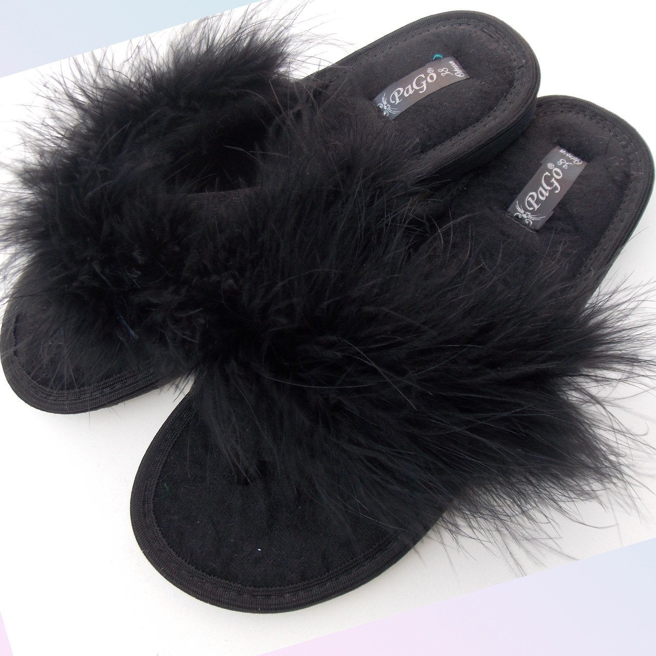 Капці домашні PaGo Марабу в'єтнамки р. 40 Чорний