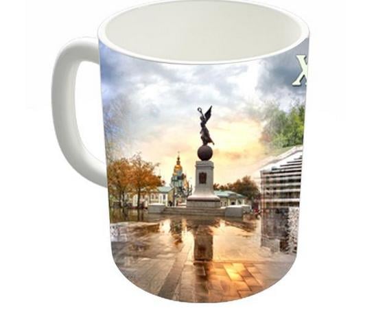 Чашка город Харьков сувенирная Белый (z0625)