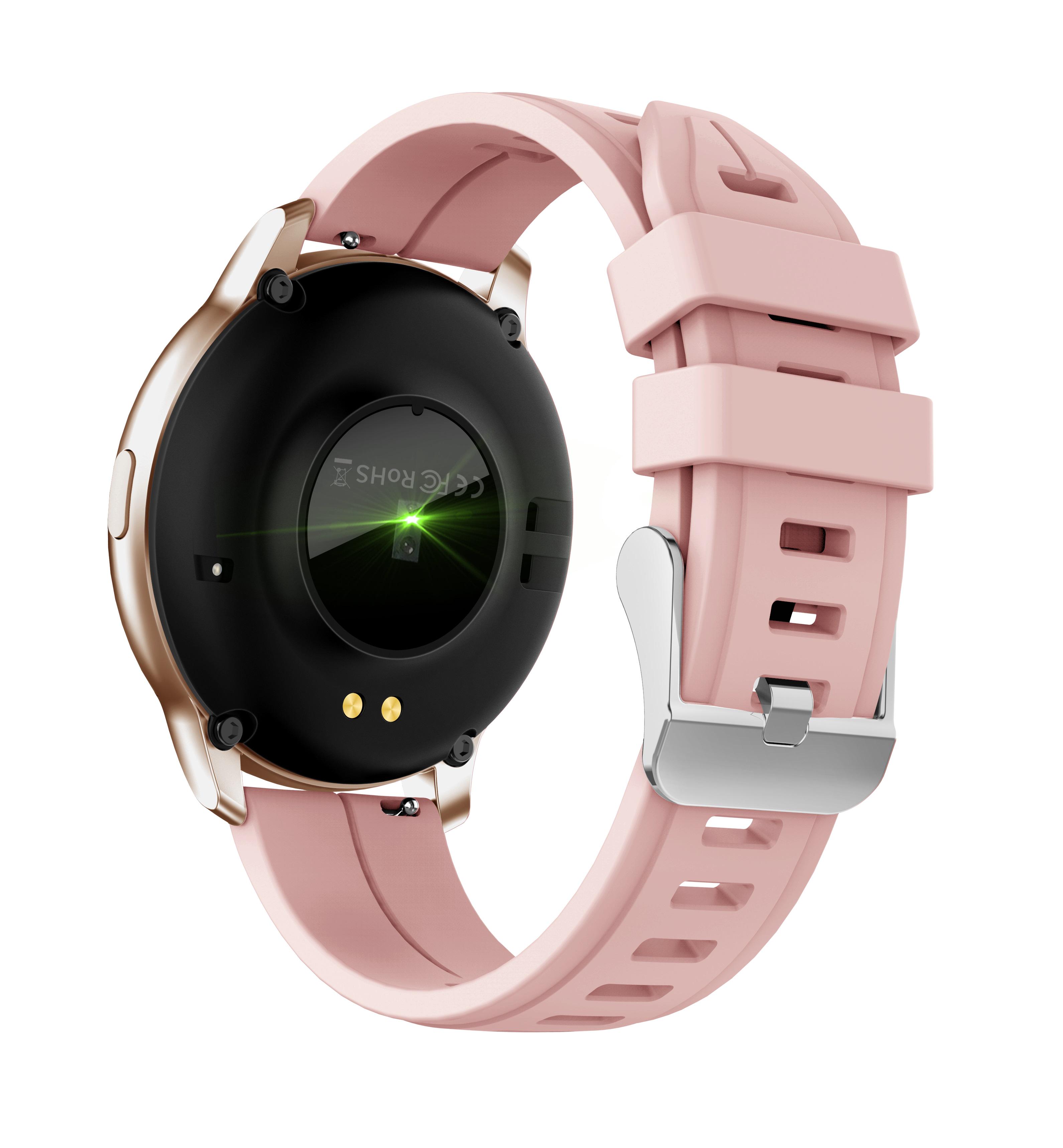 Розумний годинник Globex Smart Watch Me AERO Gold pink - фото 11