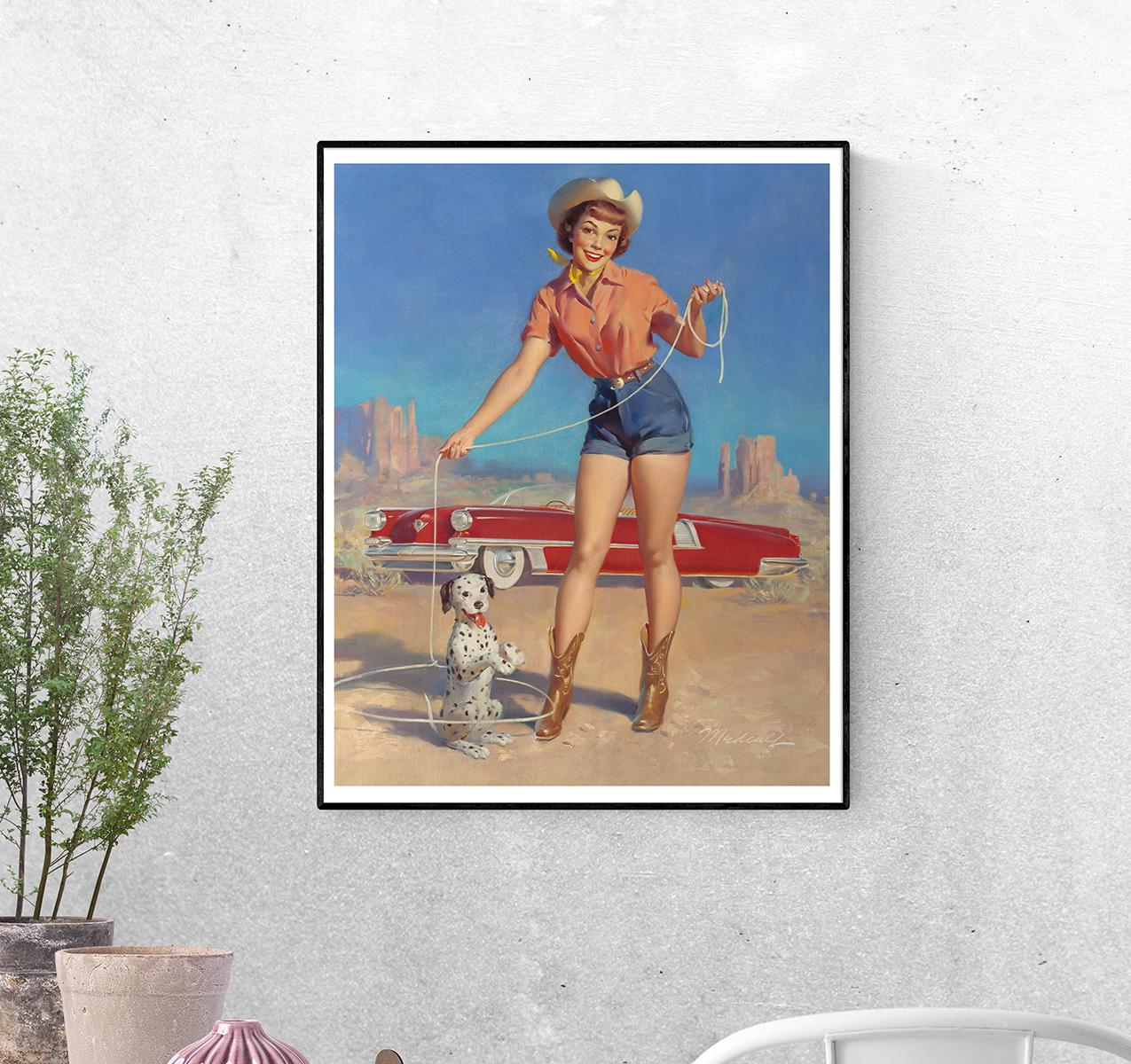 Постер Наїзниця із зоряним щеням. Білл Медкалф формат А-0 (pin_up2135004_Poster) - фото 1