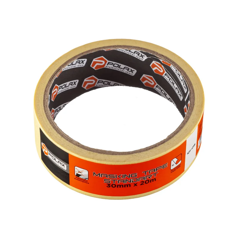 Малярная клейкая лента Polax Standart 30 мм х 20 м Yellow (101-015) Малярная клейкая лента Polax Standart 30 мм х 20 м Yellow (101-015)