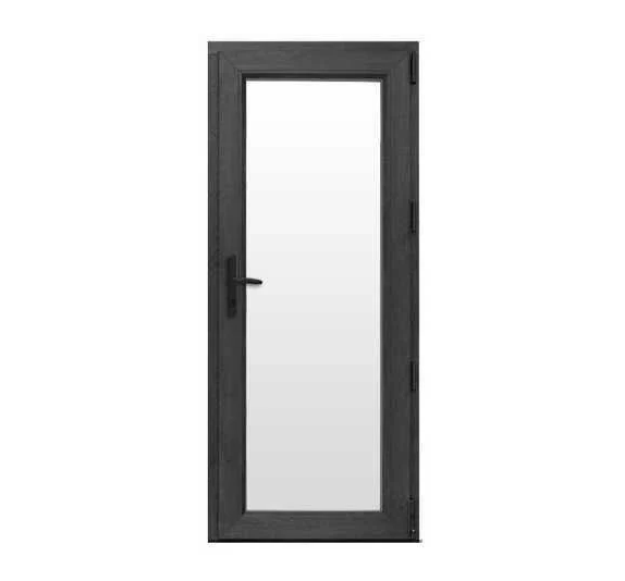 Двері міжкімнатні пластикові Steko з фурнітурою AXOR 2000х800 мм Антрацит (V62)