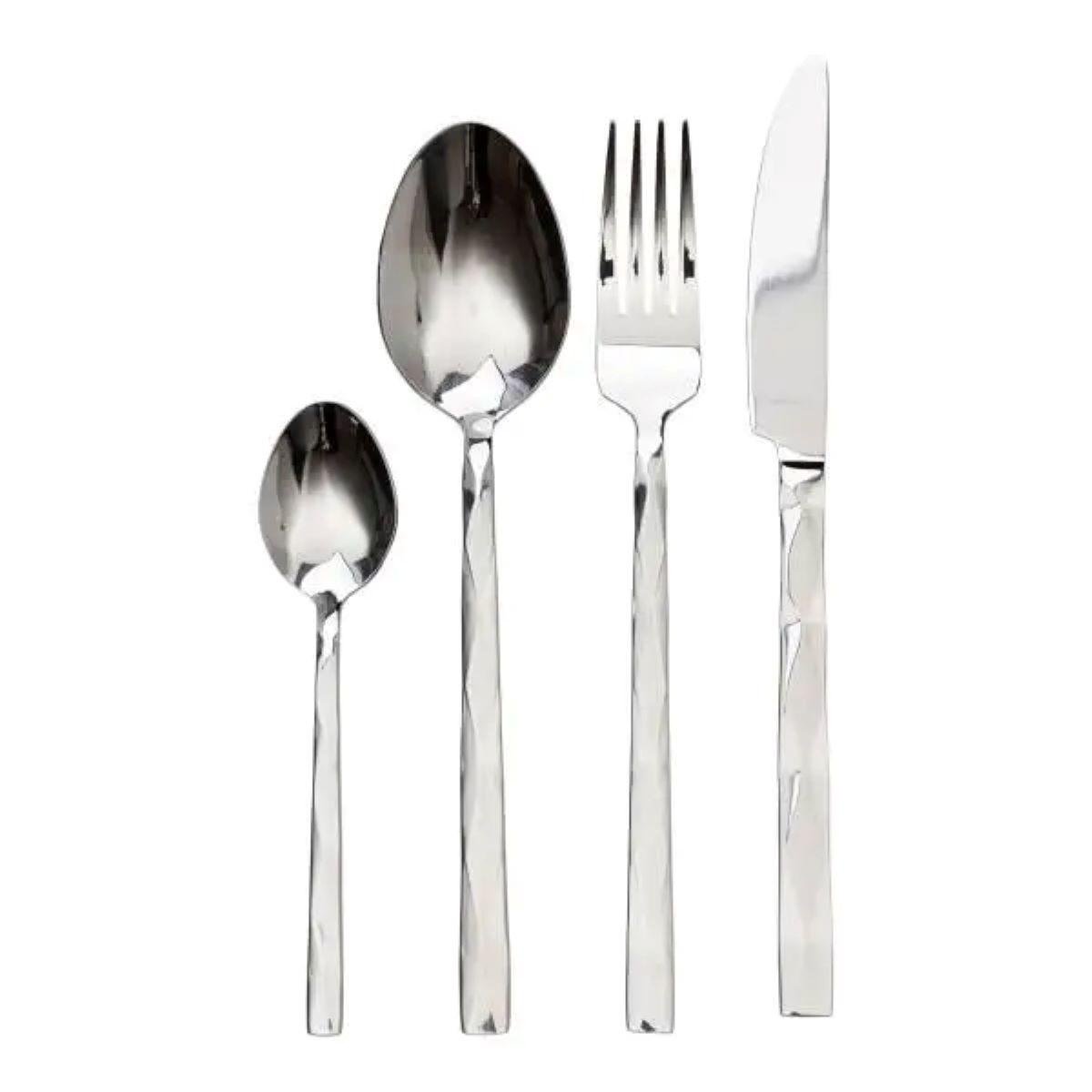 Набор столовых приборов на 6 персон 24 пр. Серебристый - фото 3 Набор столовых приборов на 6 персон 24 пр. Серебристый - фото 3