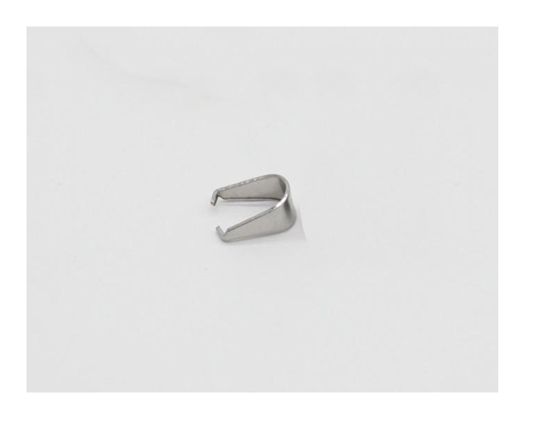 Соединитель под цепочку для колец 10 мм Серебряный (930779099)