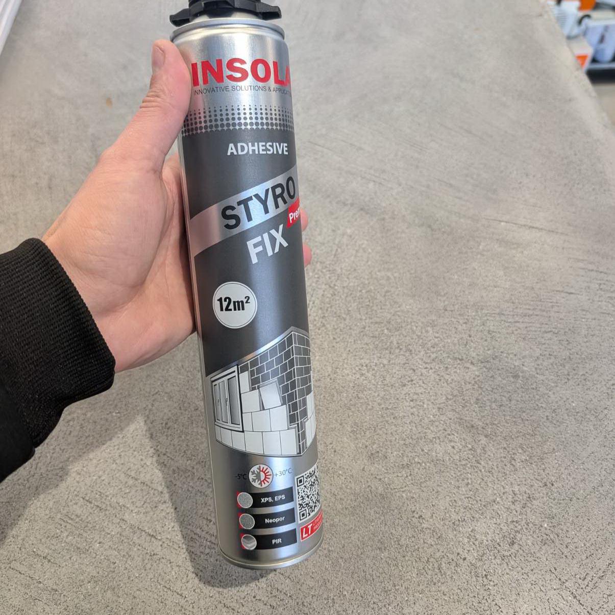 Клей-пена INSOLA Styro Fix Premium 850 мл - фото 2 Клей-пена INSOLA Styro Fix Premium 850 мл - фото 2