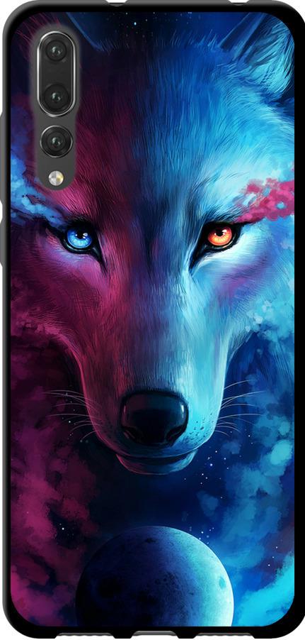 Чохол на Huawei P20 Pro Арт-вовк (3999b-1470-42517)
