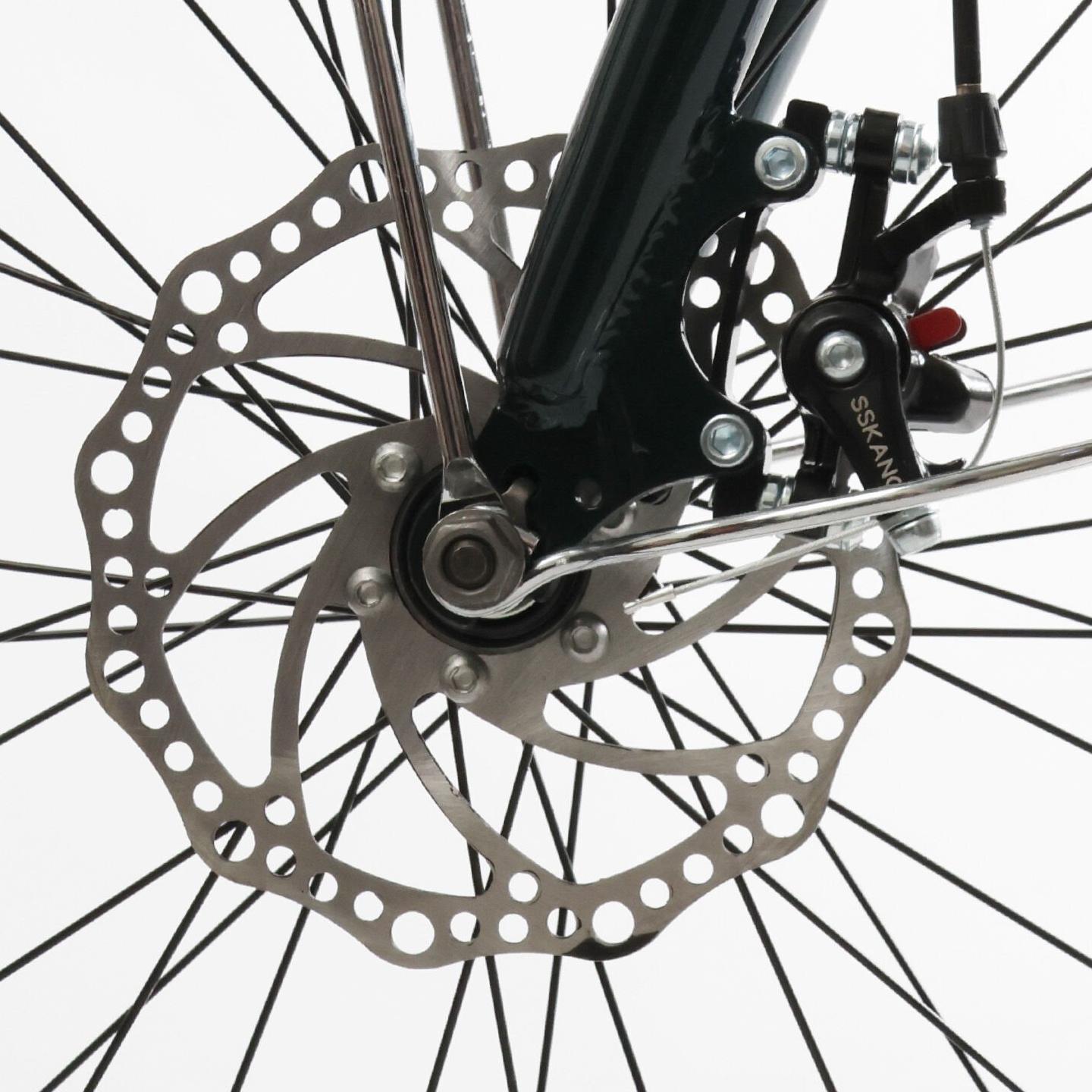 Велосипед городской Corso Liberty с корзиной и багажником рама 20"/28" Зеленый - фото 6 Велосипед городской Corso Liberty с корзиной и багажником рама 20"/28" Зеленый - фото 6