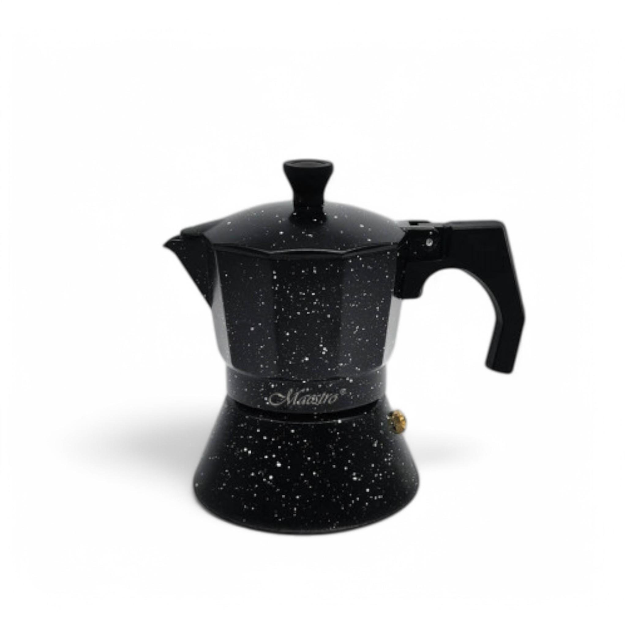 Кофеварка гейзерная Espresso Moka Maestro MR-1667-9 на 9 чашек индукционное дно 450 мл Black (G_MR1667/9Black) Кофеварка гейзерная Espresso Moka Maestro MR-1667-9 на 9 чашек индукционное дно 450 мл Black (G_MR1667/9Black)