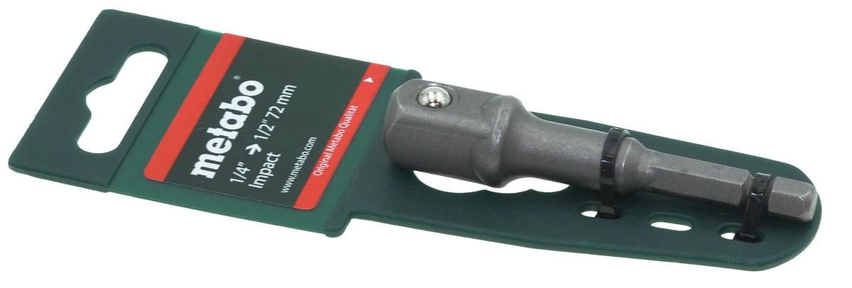Переходник Metabo с 1/4" на 1/2" L72 мм код 628838000 (bit063)