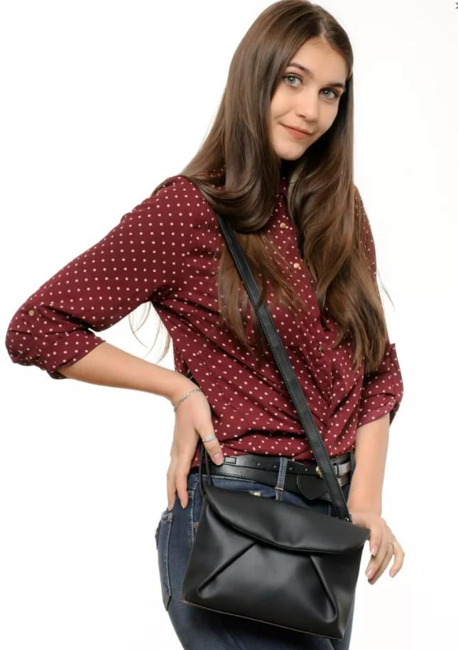 Жіноча сумка Sambag Rose Чорний (94200001) - фото 3