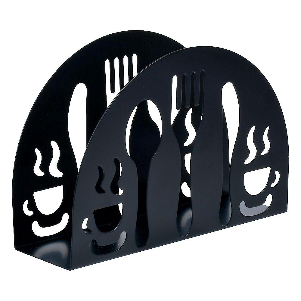 Серветниця Coffee time металева 14х9 см Black (31854)