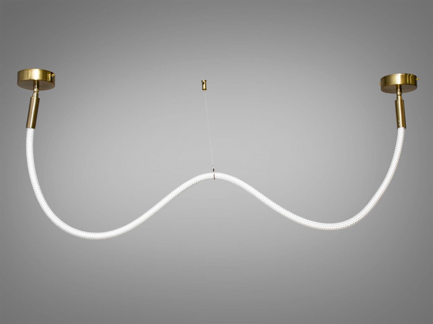 Люстра светодиодная Diasha Шланг 17W Бронзовый (9610-1500GAB)