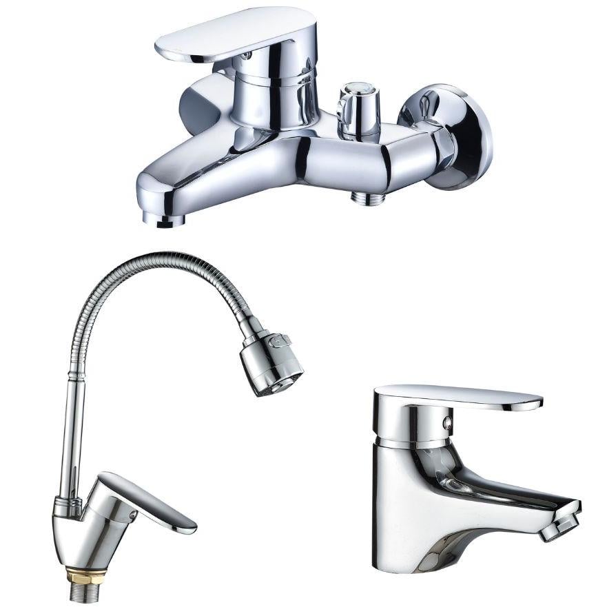 Набір змішувачів для ванни Lidz Tani LDTAN001F1CRM4495745892 Хром (215221)