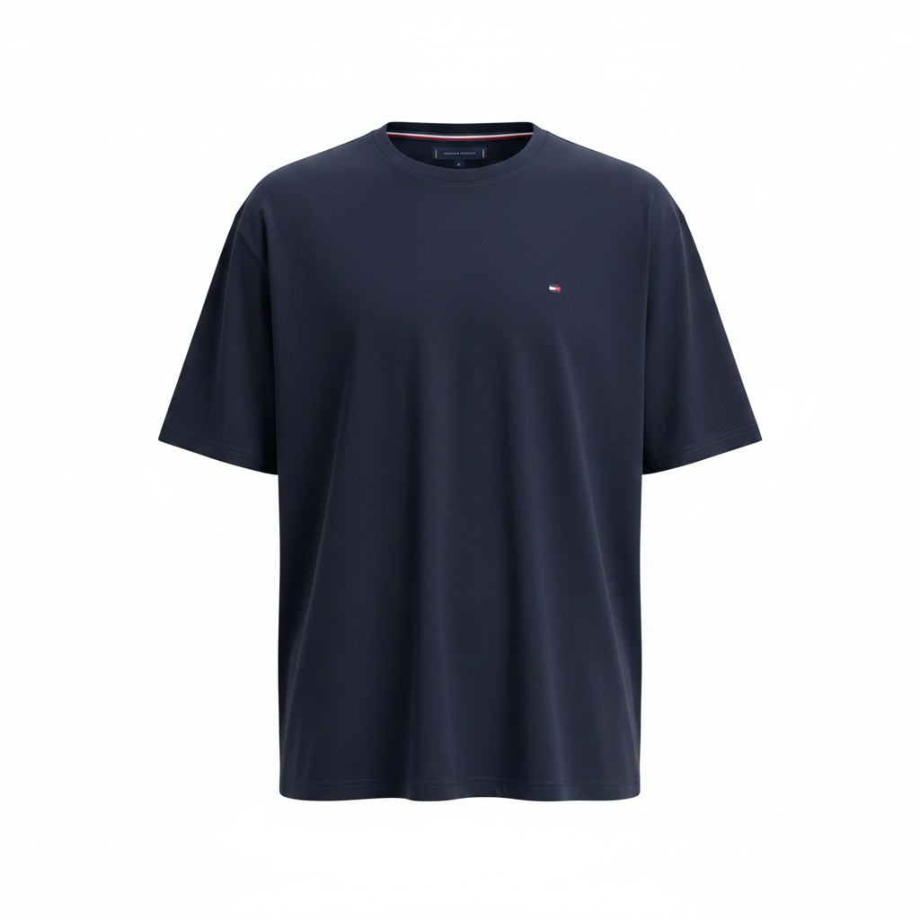 Футболка мужская в стиле Tommy Hilfiger Essential T-Shirt L Темно-синий (TH12002.8L)