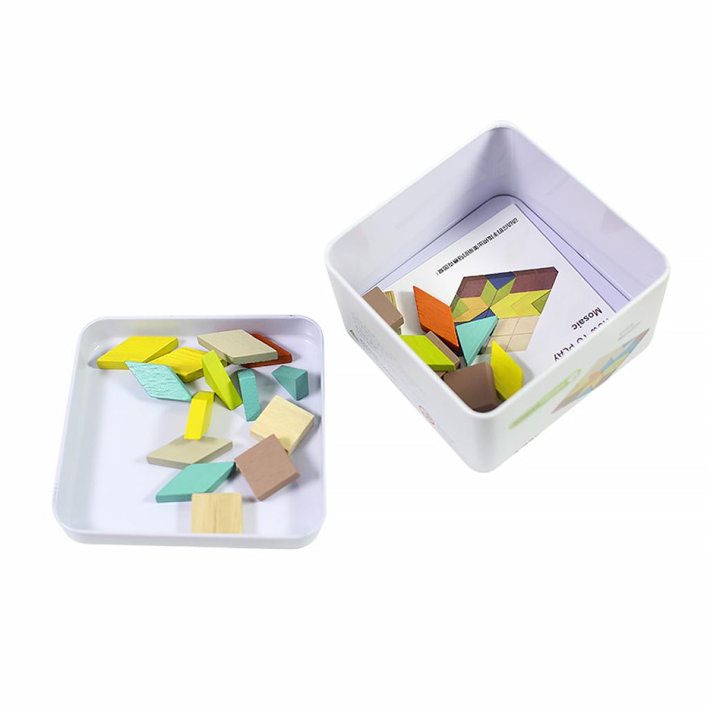 Дерев'яна розвиваюча гра Lesko Box Мозаїка для дітей (5125) - фото 2 Дерев'яна розвиваюча гра Lesko Box Мозаїка для дітей (5125) - фото 2