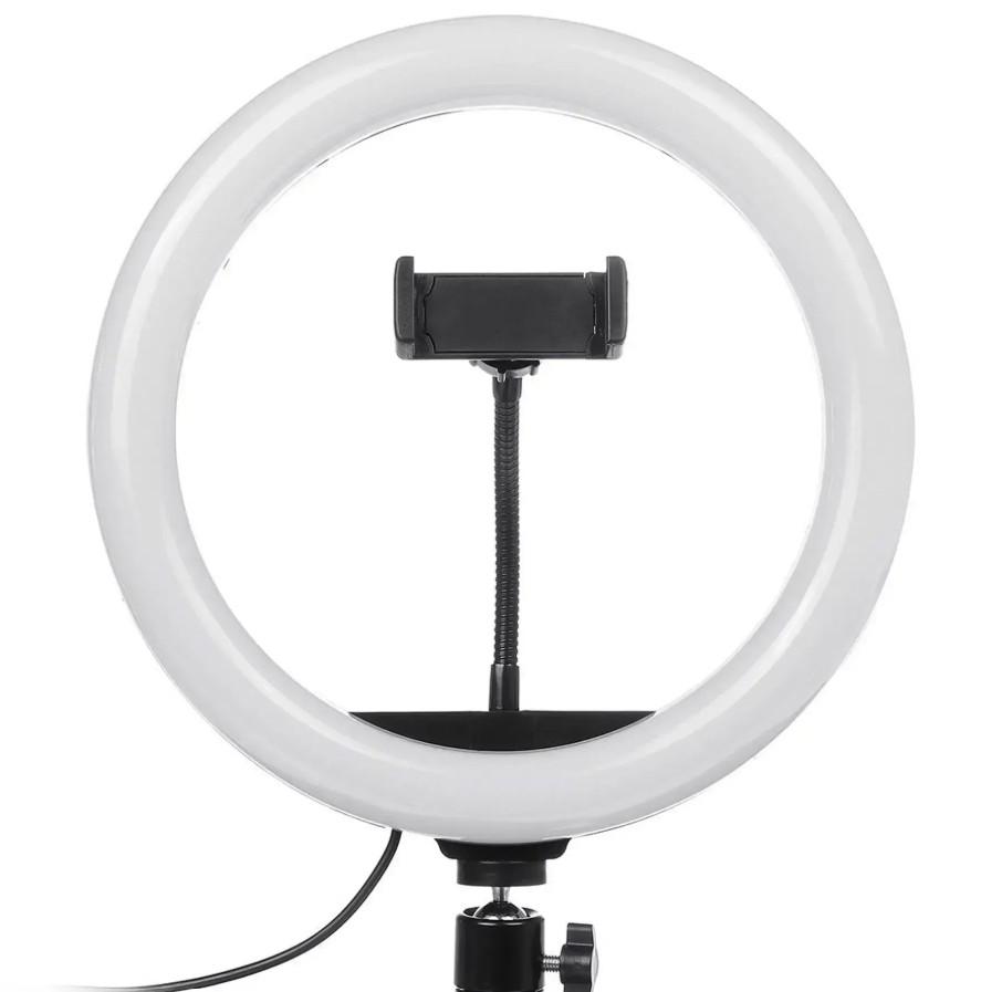 Кольцевая лампа для фото и видео съемки Ring Light LED с держателем RGB 15 режимов 36 см (563) - фото 3 Кольцевая лампа для фото и видео съемки Ring Light LED с держателем RGB 15 режимов 36 см (563) - фото 3