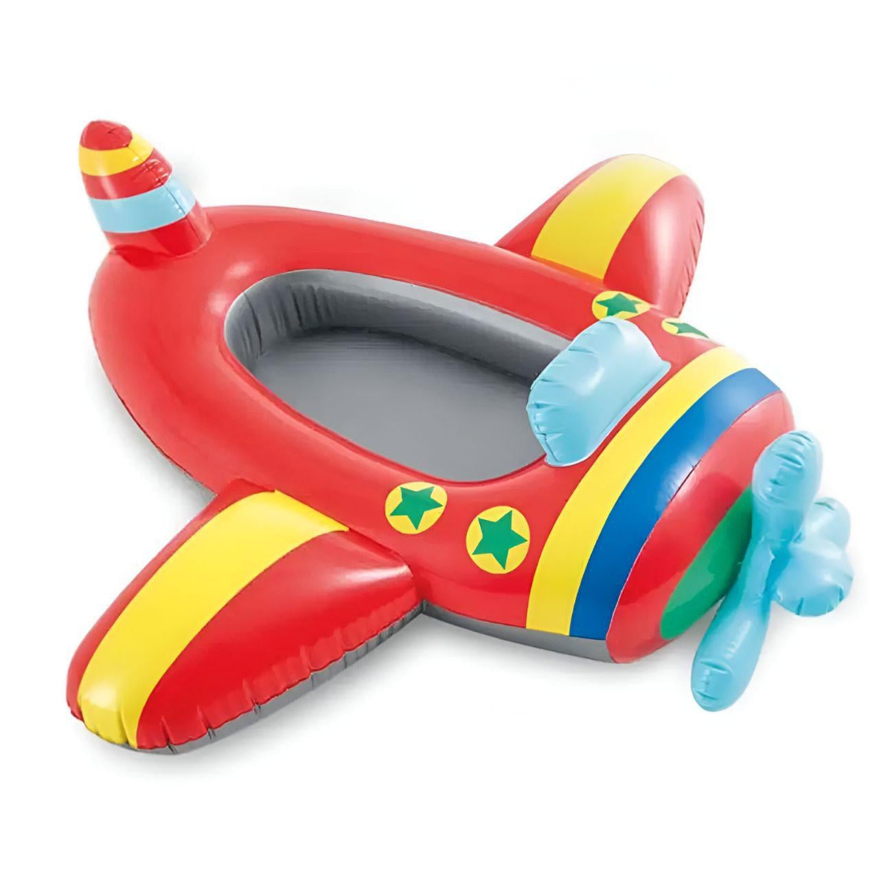 Надувной плотик детский Самолет Intex 59380/1 NP 100×97 см от 3-х лет (32509692)