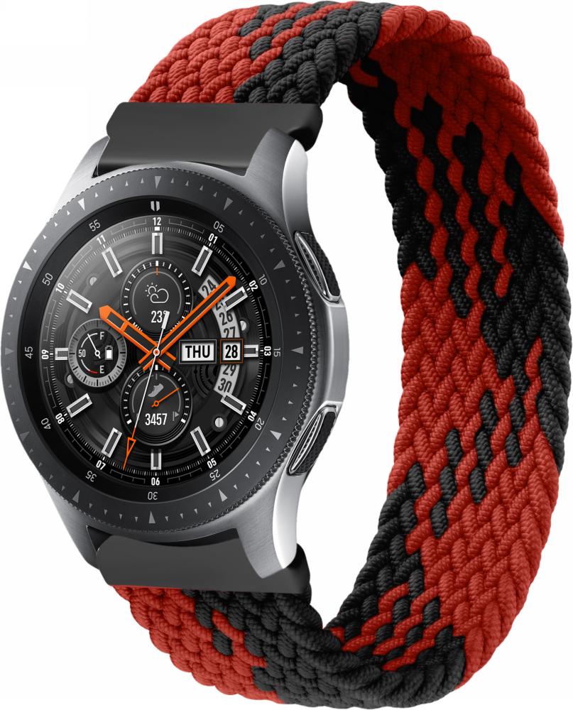 Ремешок Solo Loop Multi для Galaxy Watch 42 мм (135 мм) Black/Red (25169-44)