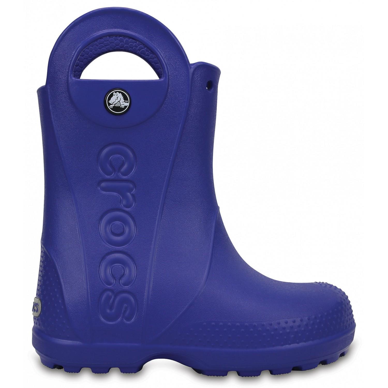 Чоботи дитячі гумові Crocs Kids Handle It Rain Boot р. 11/28 18 см Blue (12279846)