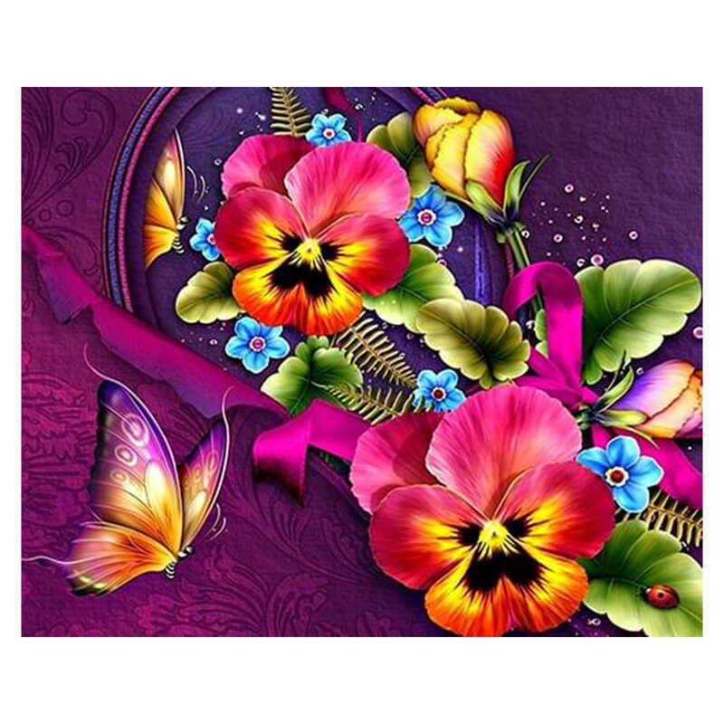 Алмазна мозаїка TK Group Квіти 30х40 см (GB77818)