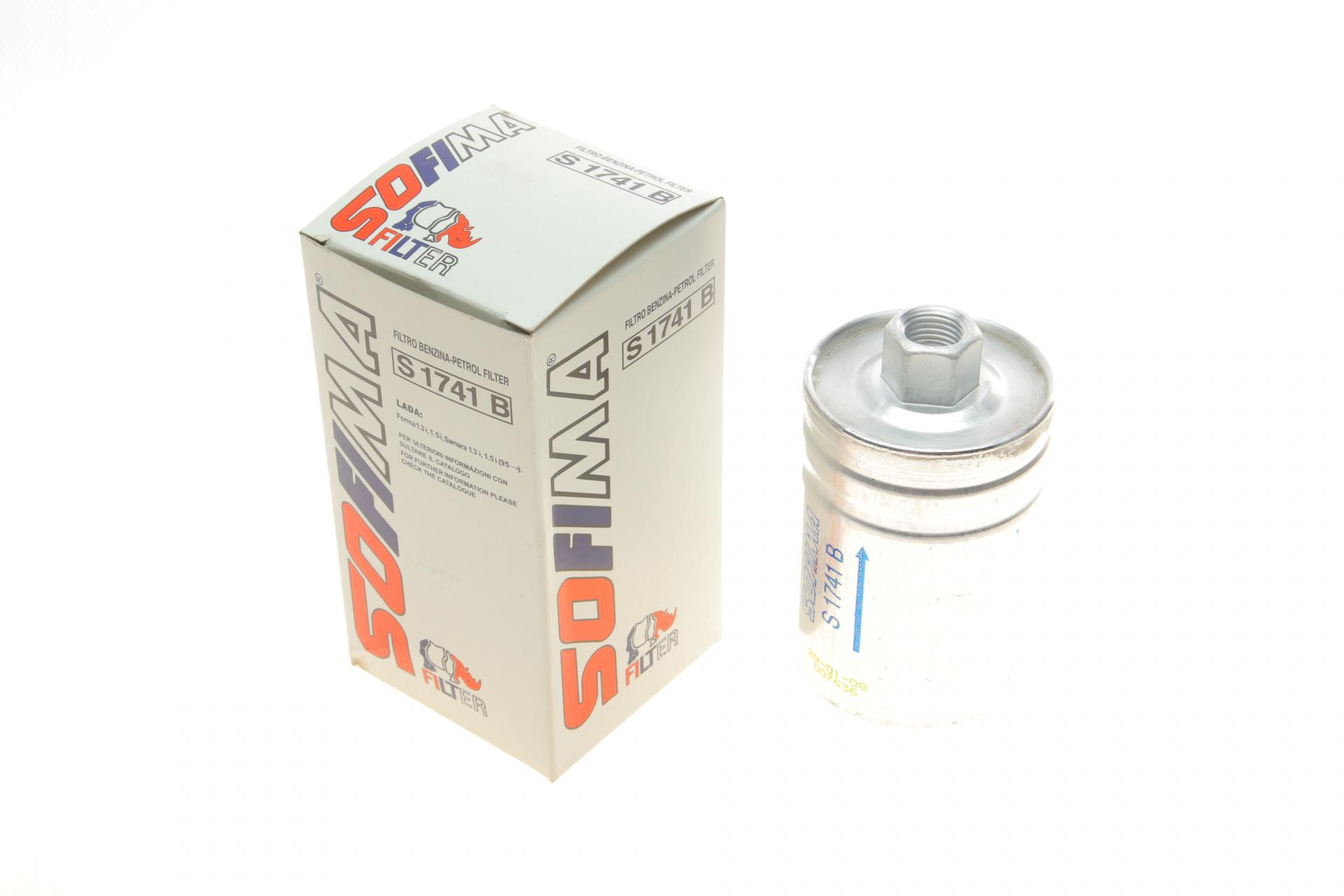 Фільтр паливний SOFIMA для Lada 2110-2112/Kalina/Samara 1,3-1,7 95-15- (S 1741 B)