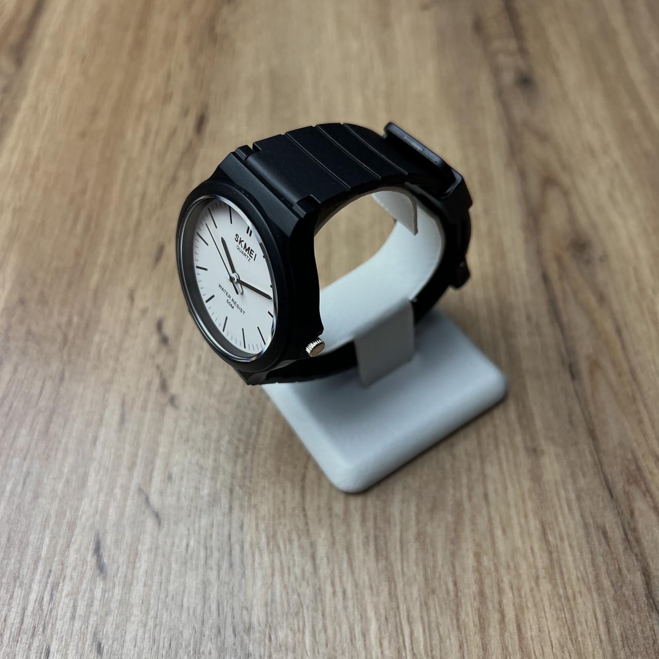 Часы мужские Skmei каучук Черный/Белый (z061-2) - фото 3 Часы мужские Skmei каучук Черный/Белый (z061-2) - фото 3
