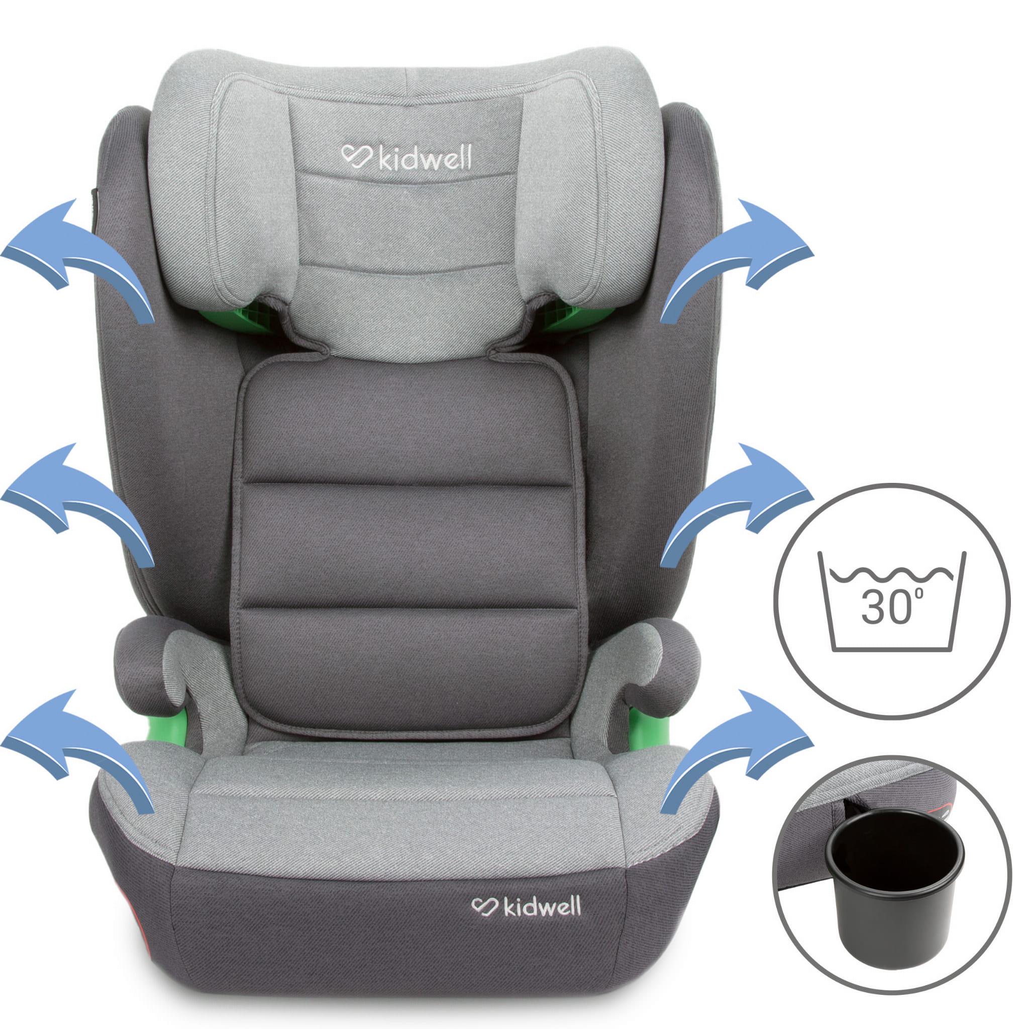 Автокресло Kidwell Weston I-Size Isofix 100-150 см 15-36 кг Dark gray - фото 4