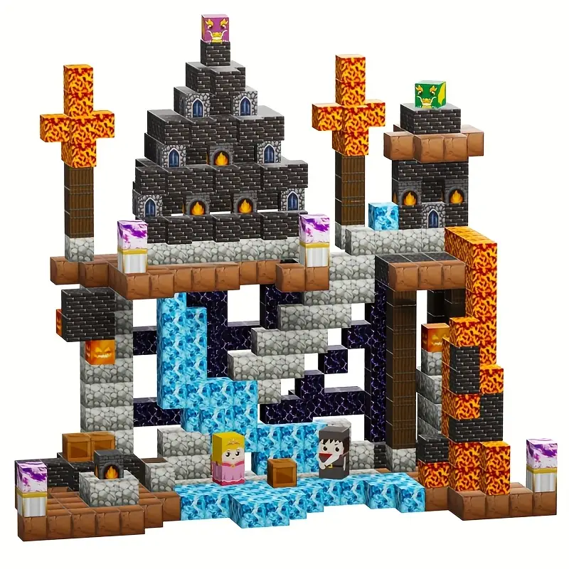 Конструктор магнитный Minecraft Подземелье замка 108 шт. (2698989461) - фото 1 Конструктор магнитный Minecraft Подземелье замка 108 шт. (2698989461) - фото 1