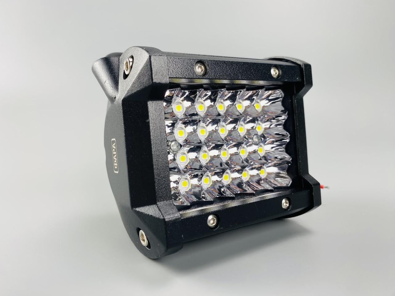 Фара Led прямокутна 72W 24 діоди 95 мм Фара Led прямокутна 72W 24 діоди 95 мм