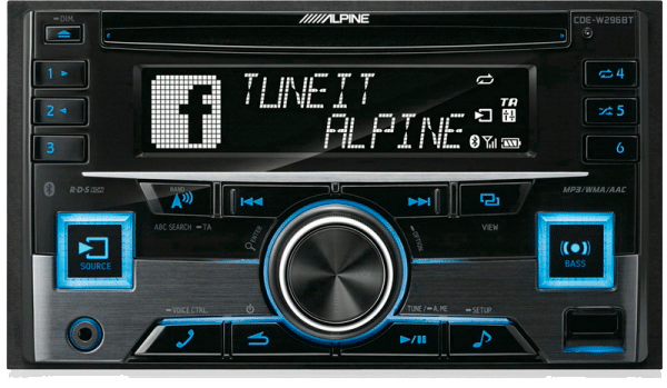 Автомагнітола Alpine CDE-W296BT