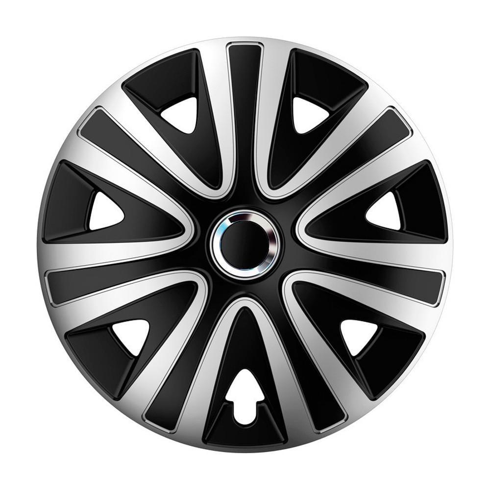 Колпаки для колес 4 Racing Rialto Pro R15 4 шт. Silver/Black