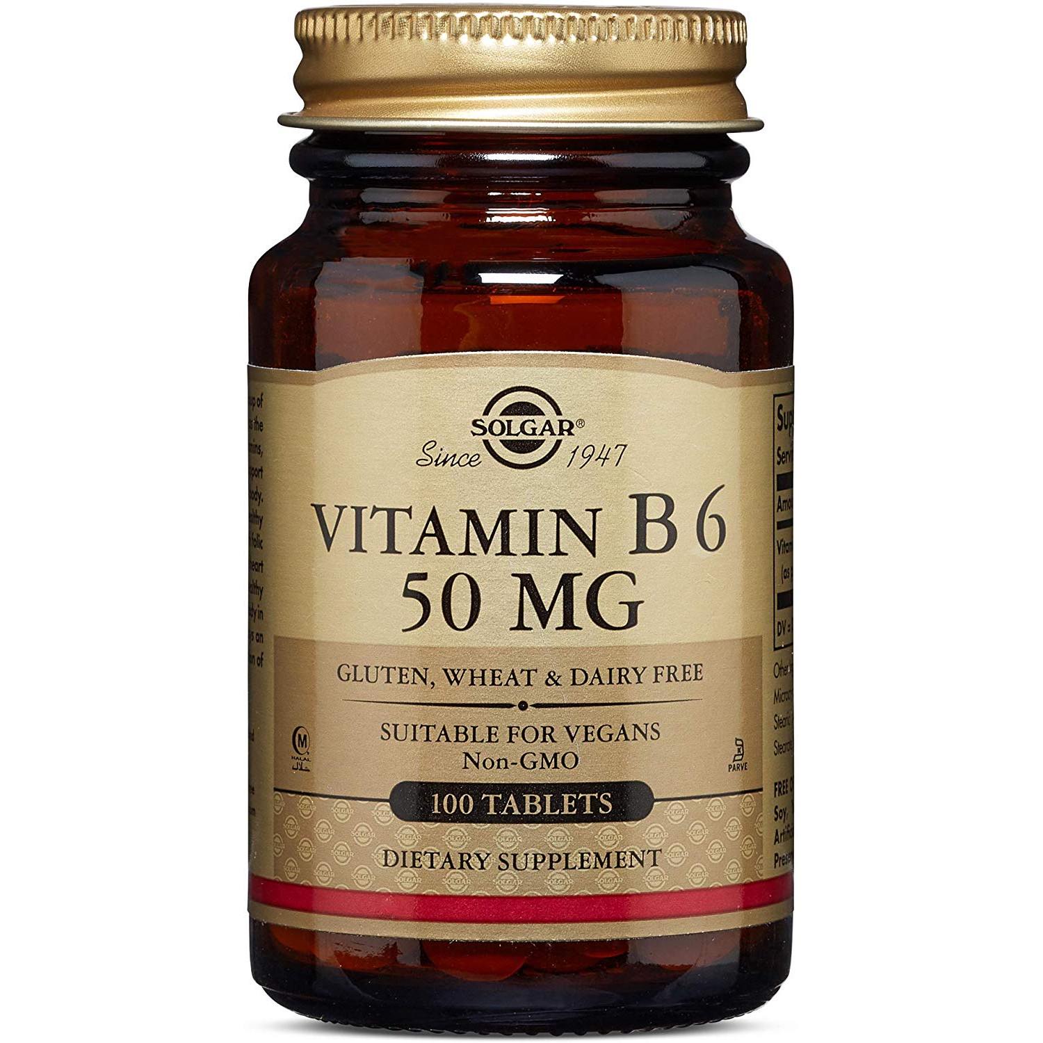 ᐉ Витамины Vitamin B6 50 мг 100 таблеток