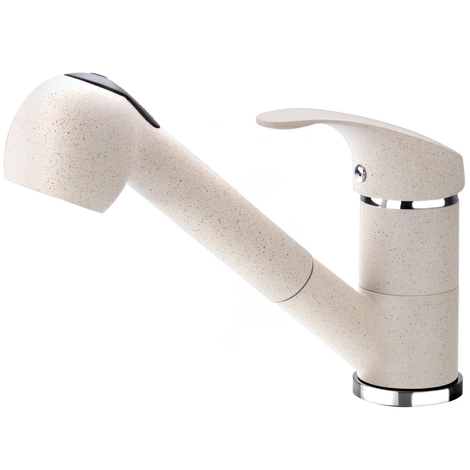 Смеситель для кухни Deante Pepe BDP_771M с видвижной лейкой Бежевый (205352)