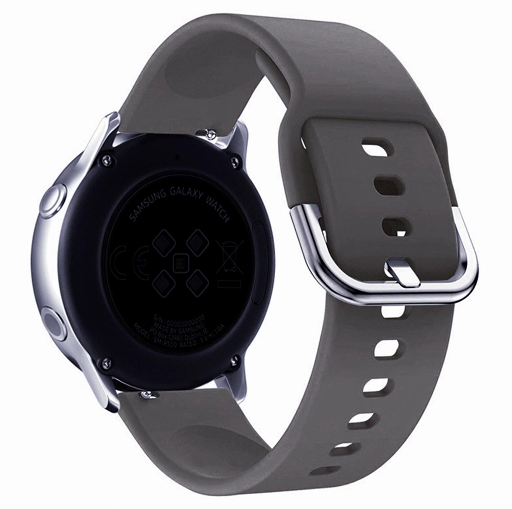 Ремінець для годинника Silicone 22 мм Lavander Grey (36604705) Ремінець для годинника Silicone 22 мм Lavander Grey (36604705)
